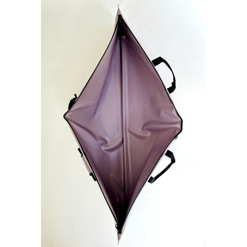 ICEY TEK Flat Fish Bag 150cm — open showing interior insulation
