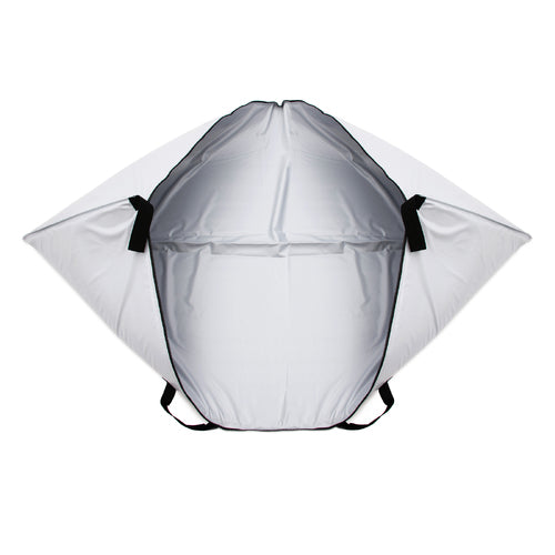 ICEY TEK Flat Fish Bag 200cm — open showing interior insulation