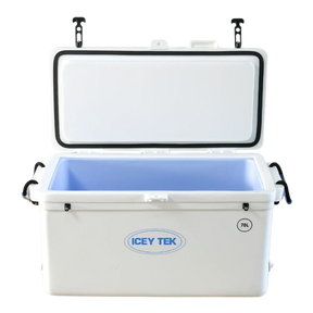 ICEY TEK 70L Hard Cooler — lid insulation detail