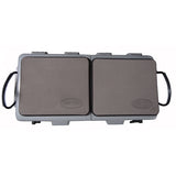  ICEY TEK Long Cooler Cushion — on cooler, in use