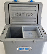 ICEY TEK 50L cooler basket insert — front view