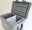 ICEY TEK 50L cooler divider and chopping board — side view