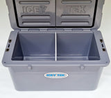 ICEY TEK 75L cooler divider and chopping board — front view