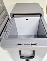  ICEY TEK 75L cooler divider and chopping board — side view
