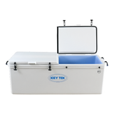 ICEY TEK 260L Hard Cooler — lid open showing internal capacity
